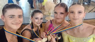 Ковтун Оксана посіла І місце в категорії Юніори1 Lat., Дегальцева Альвіна категорія Юніори 2 St., ІІ місце, Дегальцева Альвіна категорія Юніори 1st., І місце, Адамчуки Ілля, Поліна категорія Молодь+ дорослі Lat., І місце